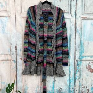 Anthropologie Moth Open Front Cardigan Size Medium